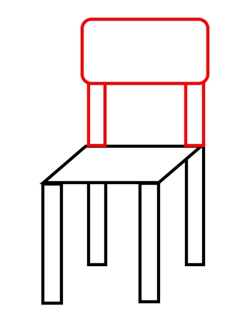 350x450 Drawing A Cartoon Chair