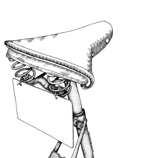 600x600 Bicycle Seat Drawings Fine Art America