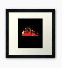 210x230 Seattle Skyline Drawing Framed Prints Redbubble