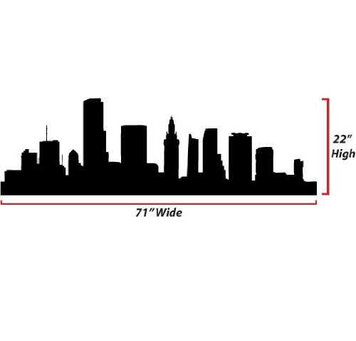 500x478 Houston Skyline Drawing