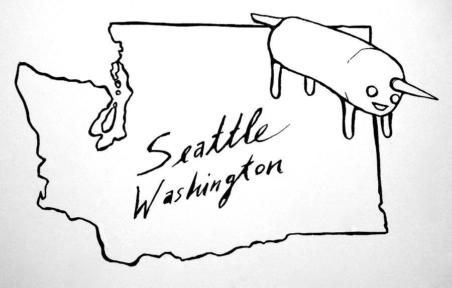 900x574 Seattle Drawing Washington Drawing For Free Download