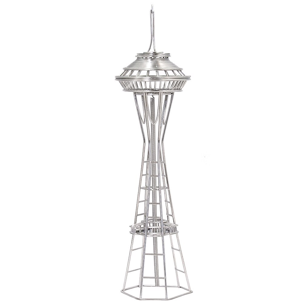 1010x1010 Seattle's Space Needle Wire Model