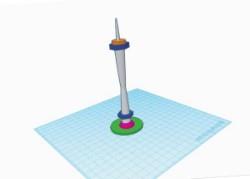 250x179 Seattle Space Needle Drawing