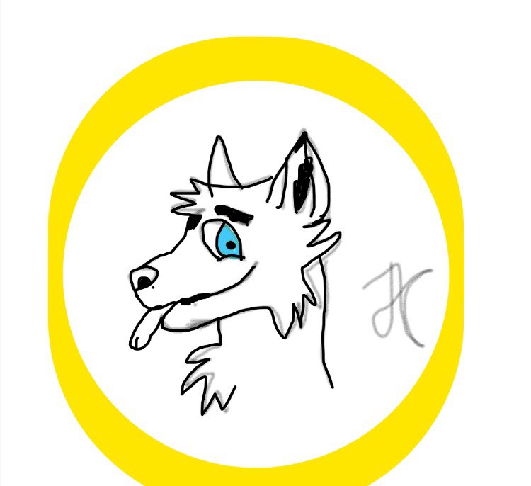 750x686 First Drawing Furry Amino