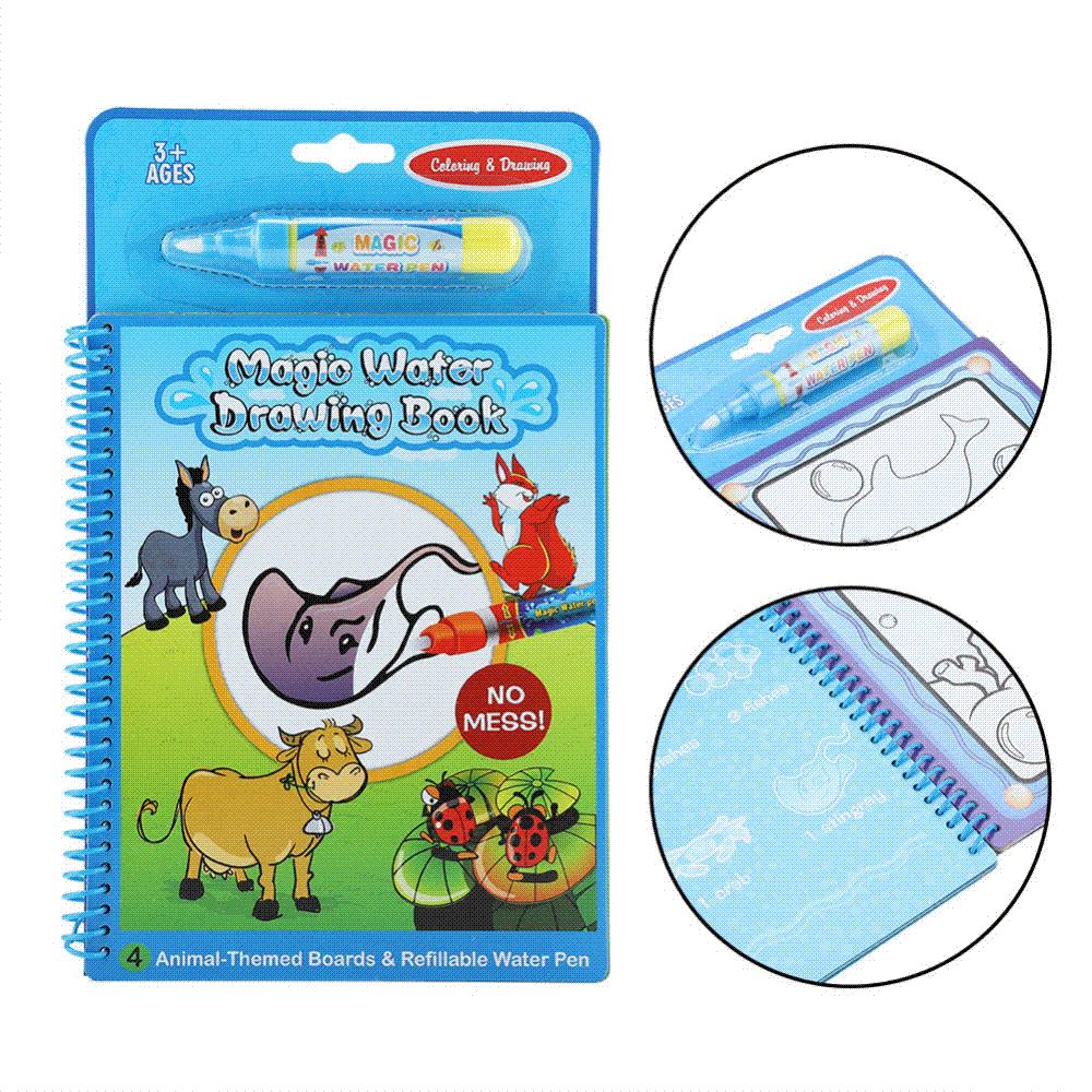 1000x1000 Magic Water Drawing Book Coloring Book Doodle With Magic Pen