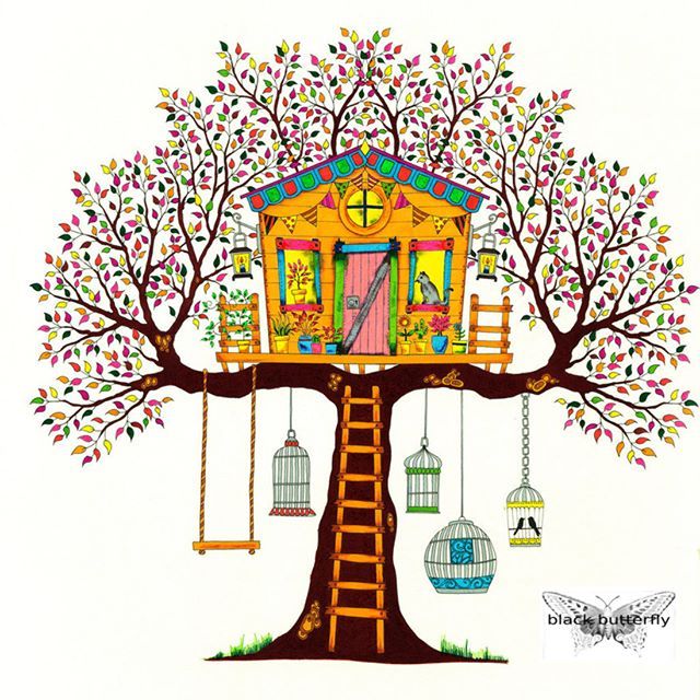 640x640 Tree Col Book Author Johanna Basford