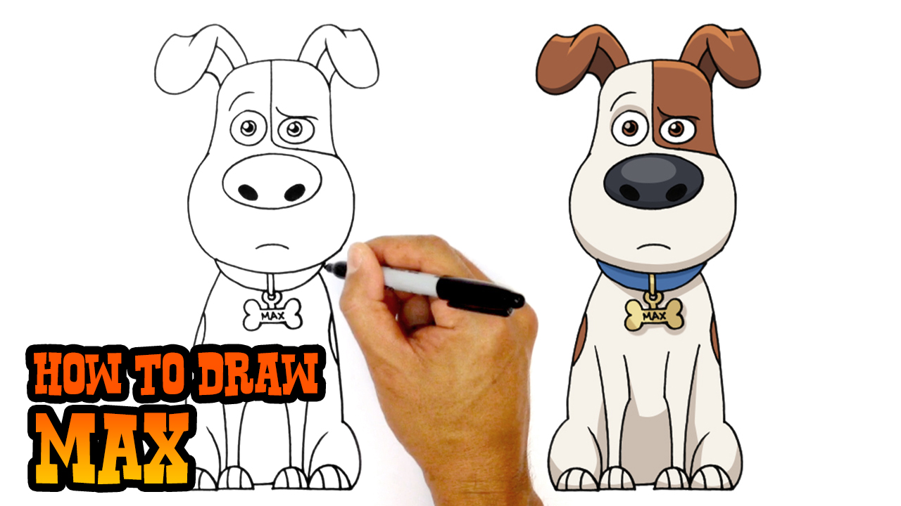 Secret Life Of Pets Drawing | Free download on ClipArtMag