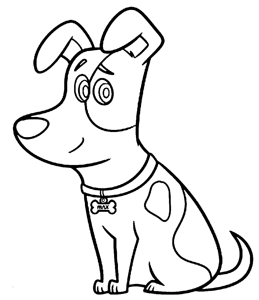 863x1000 The Secret Life Of Pets Coloring Page