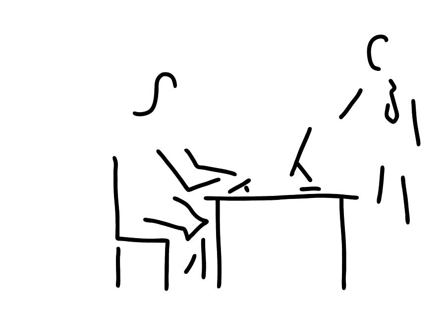 900x635 Secretary Typist Office Drawing