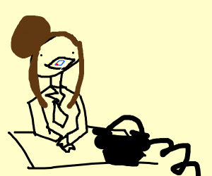 300x250 Secretary Eating An Iphone