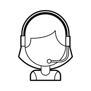 300x300 Phone Secretary Royalty Free Vectors