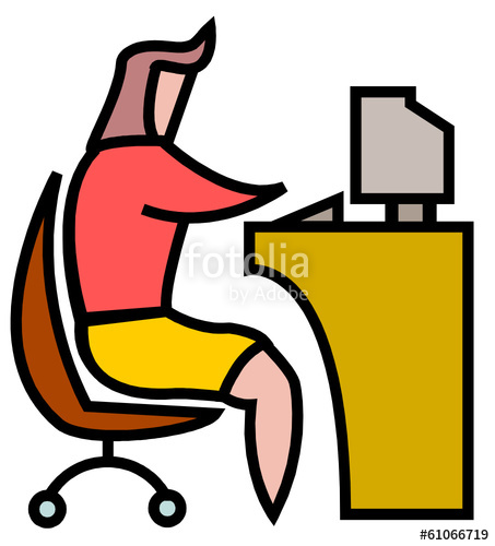 453x500 Secretary Drawing Stock Image And Royalty Free Vector