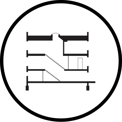 500x500 Section Drawing Archilibs