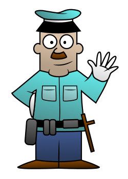 250x350 Drawing A Cartoon Policeman In Hobby Info Cartoon, Simple