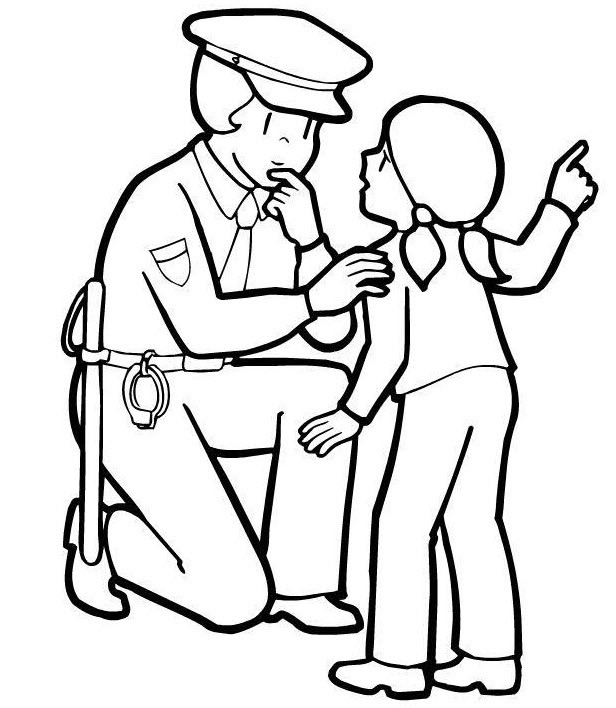 616x708 Cop Drawing Security Guard For Free Download