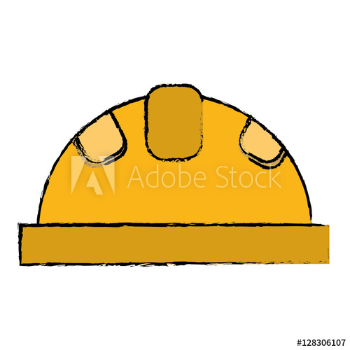 500x500 Helmet Protective Head Construction Security Drawing Vector
