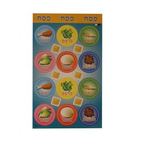 458x458 Seder Plate Stickers