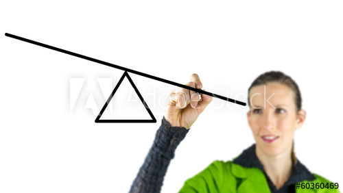 500x282 Woman Drawing A Seesaw On A Virtual Screen