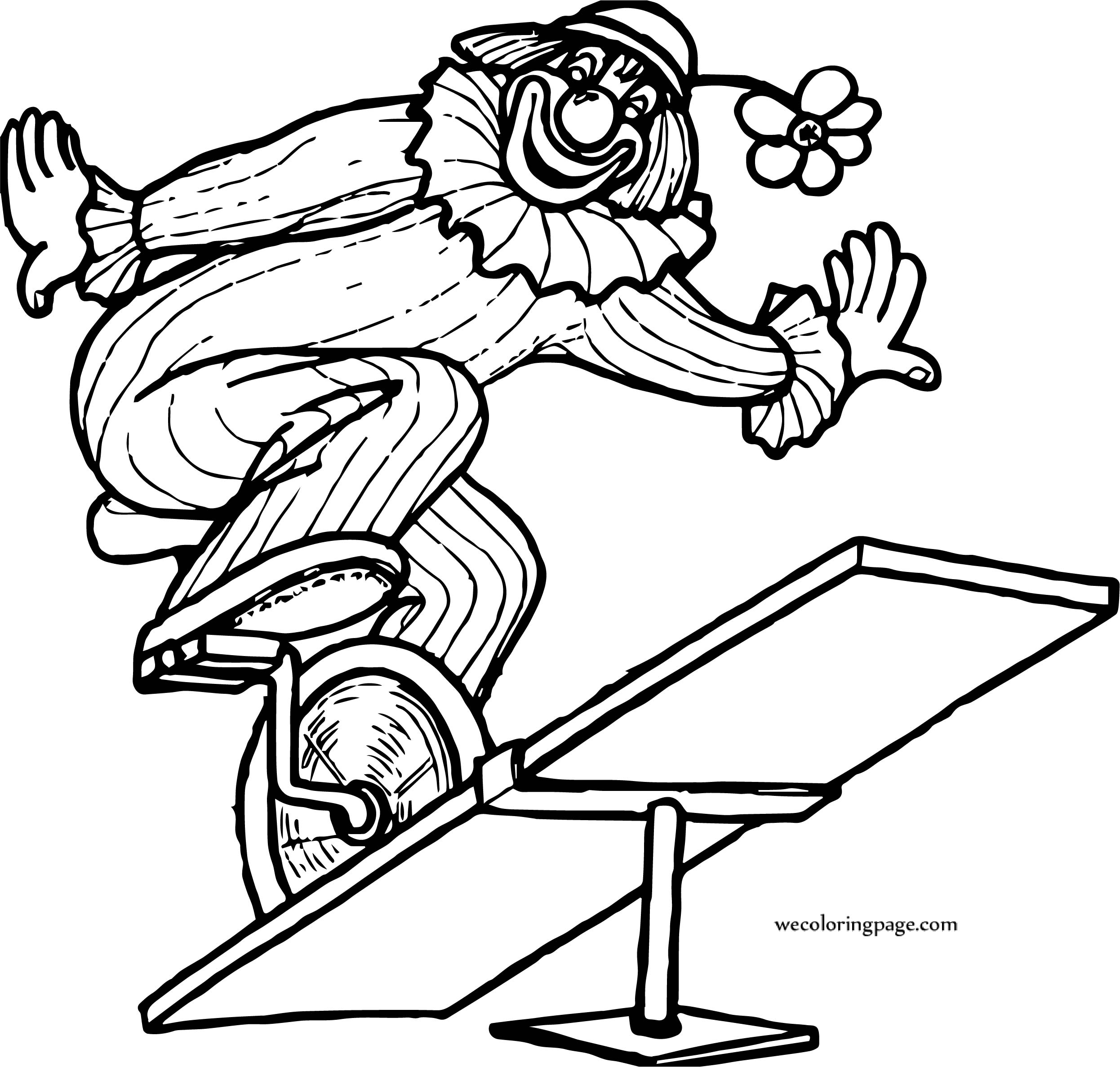 2492x2373 Circus Clown Bike Seesaw Coloring