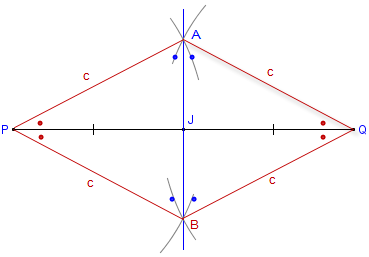 369x257 how to bisect a segment with compass and straightedge or ruler