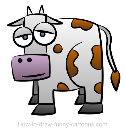 439x467 Cow Drawings