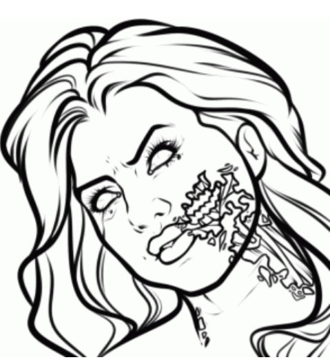 479x525 How To Draw Cartoon Zombie Of Selena Gomez Stylebizz