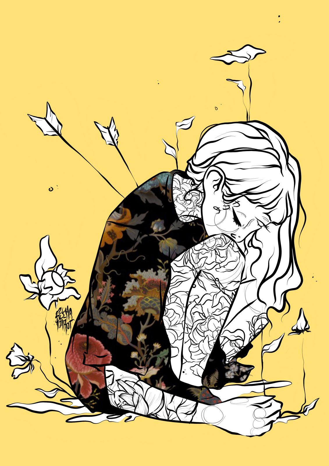 1131x1600 Selena Poirot Art In Drawings, Art And Art