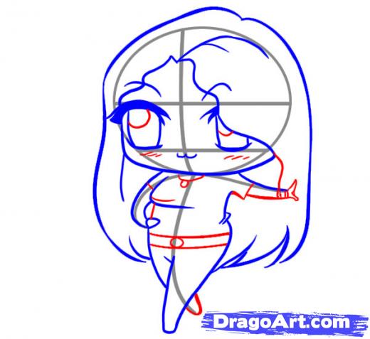 520x477 Learn How To Draw Chibi Selena Gomez, Chibis, Draw Chibi, Anime