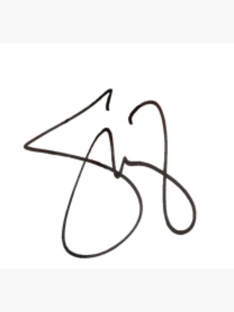 750x1000 Selena Gomez Signature Overlay Canvas Print