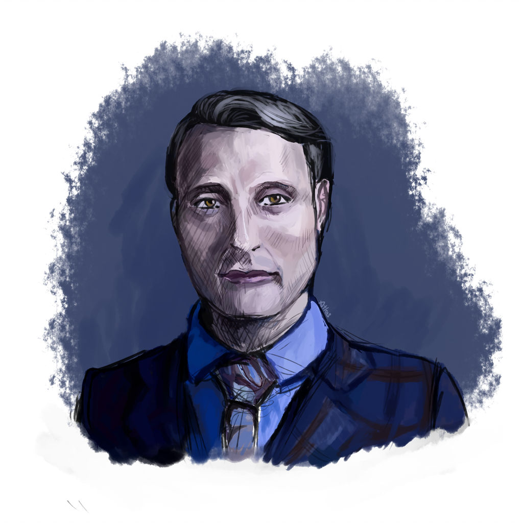 1024x1024 Hannibal Mads Mikkelsen Painting