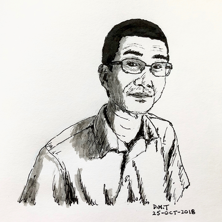 720x720 Inktober Drawings Dan Tabata