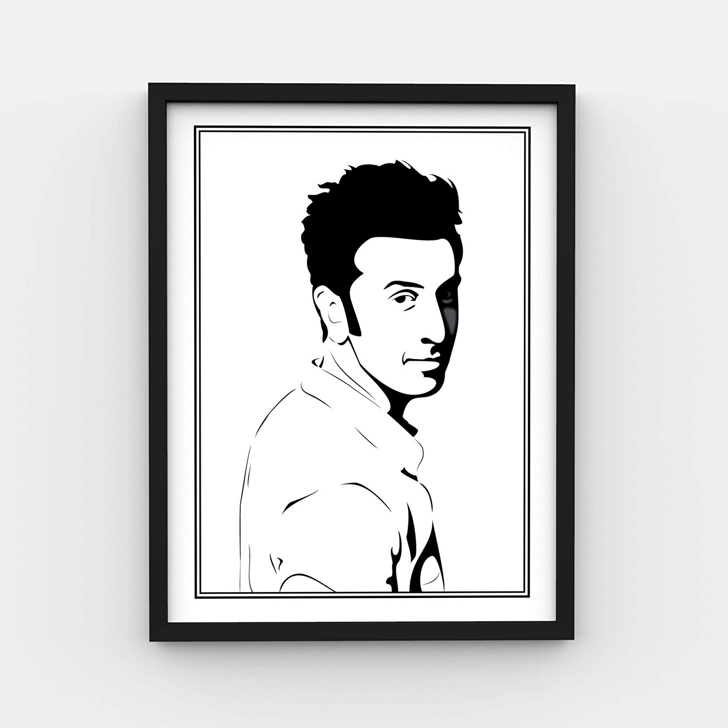 1500x1500 Tenorarts Ranbir Kapoor Portrait Matt Finish Painting