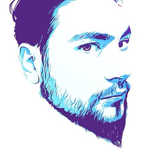 640x640 self portrait created in adobe illustrator and adobe