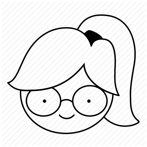 512x512 Collection Of Free Selfie Drawing Ponytail Download On Ui Ex