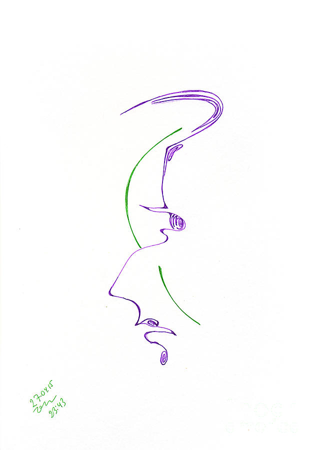 636x900 Miselfie April, Drawing