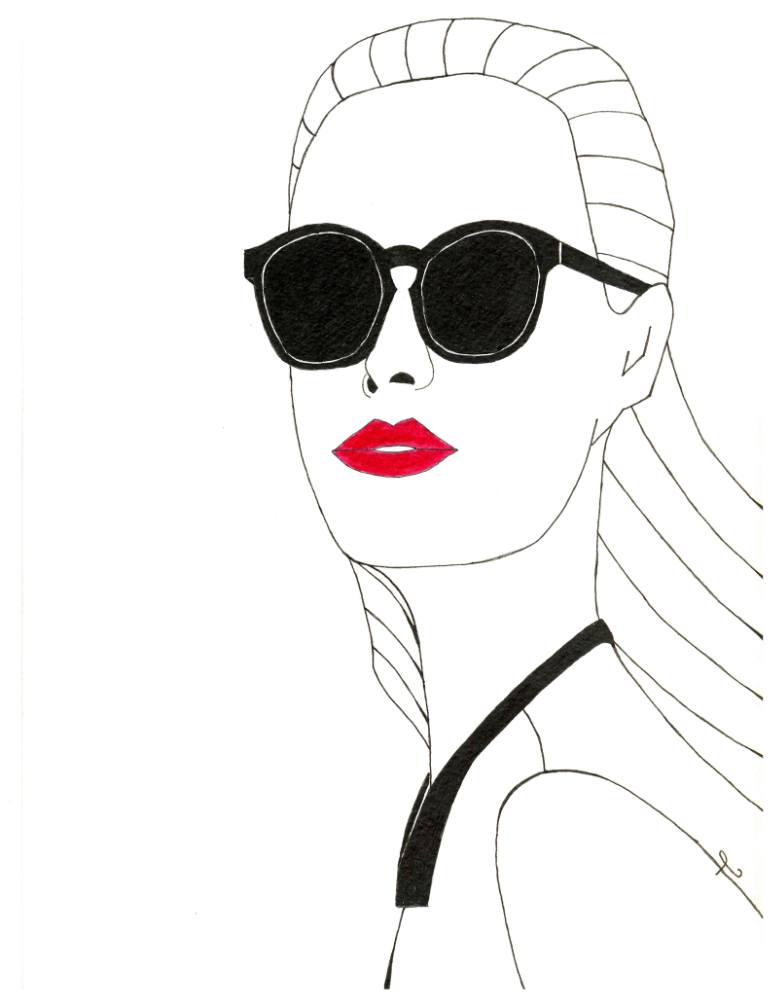 770x996 Selfie Queen Drawing