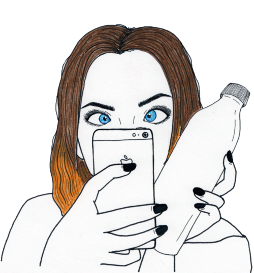 500x539 Transparent Selfie Girl Discovered