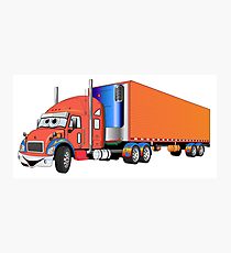 210x230 Big Rig Drawing Photographic Prints Redbubble