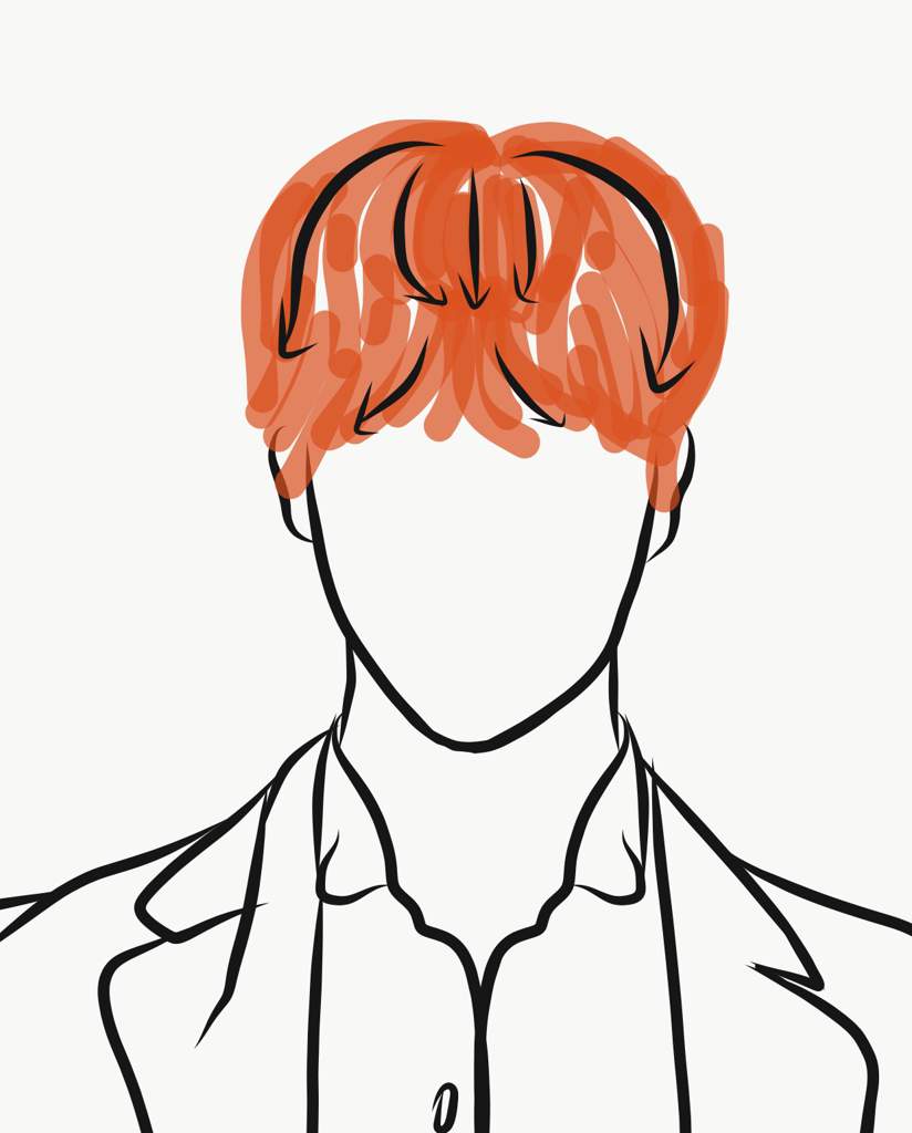 824x1024 How To Draw Semi Realistic Hair