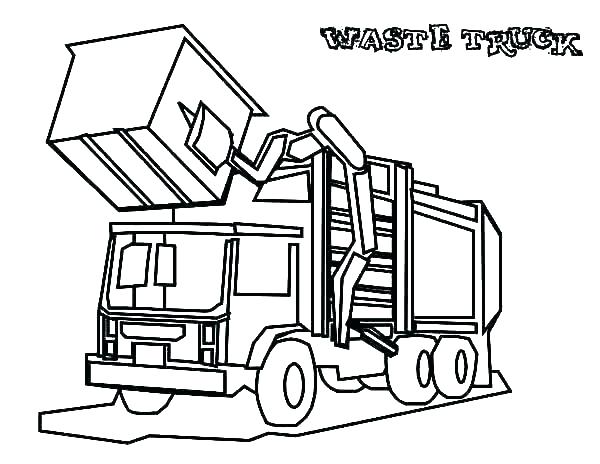 600x464 Semi Truck Trailer Coloring Pages Top On Amazing Colo
