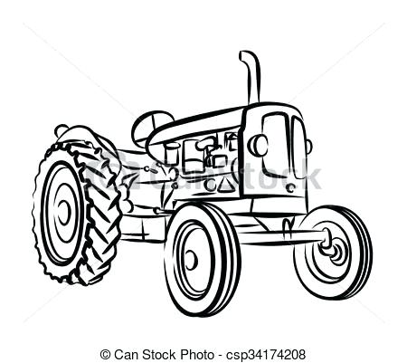 450x401 Draw A Tractor