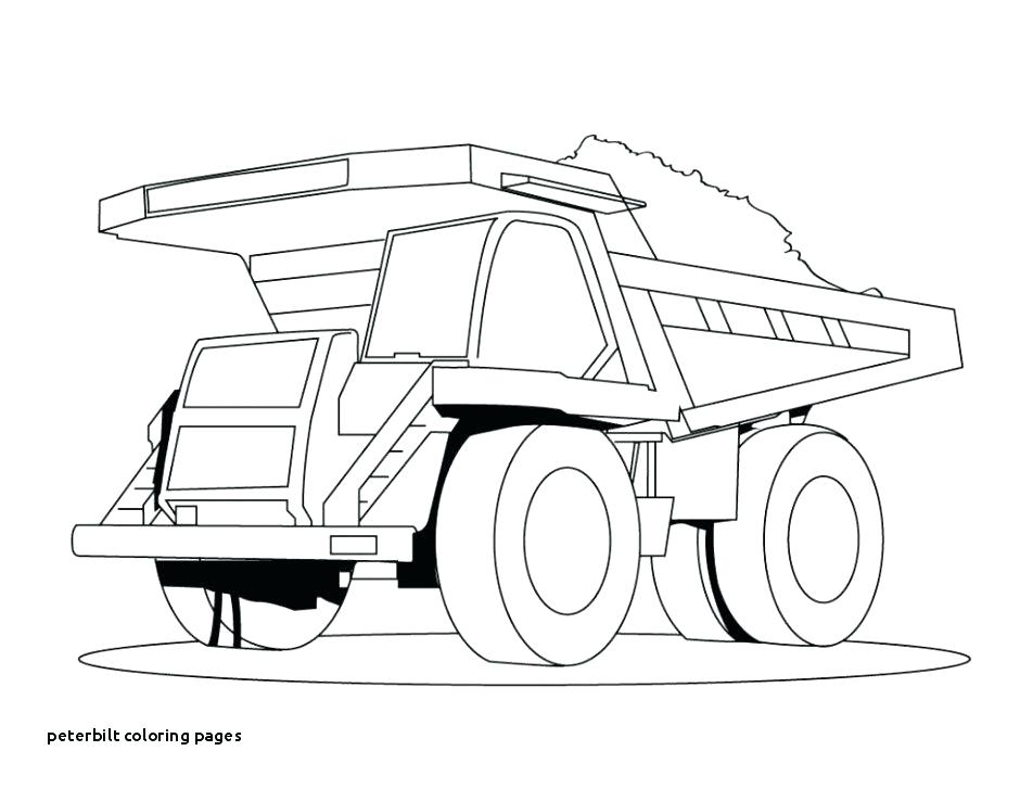 Semi Truck Line Drawing | Free download on ClipArtMag