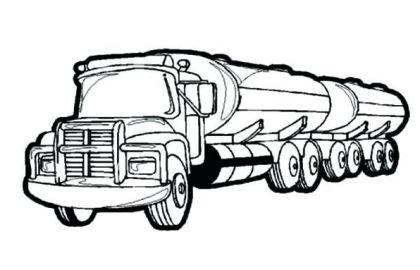 420x270 Semi Truck Coloring Pages Free Elegant Coloring Pages Free