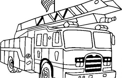 Semi Truck Line Drawing | Free download on ClipArtMag