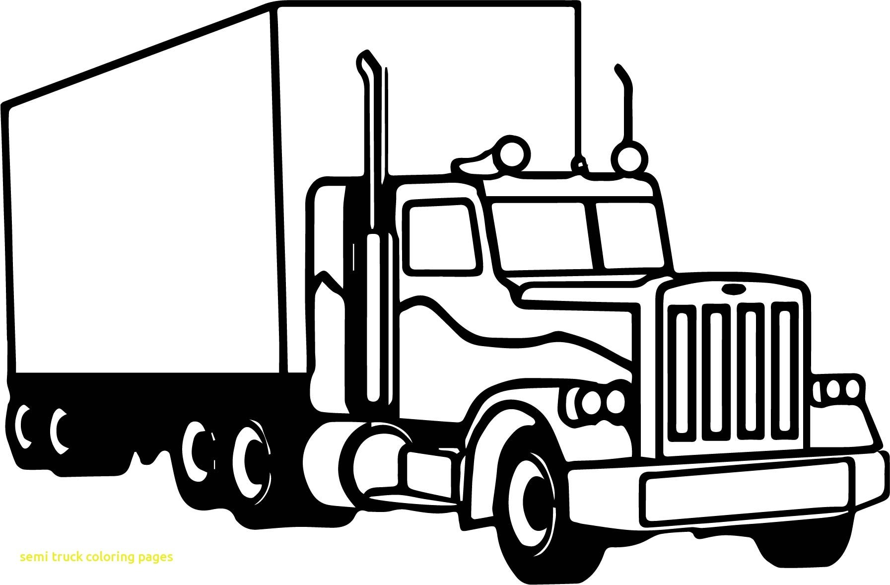 Semi Truck Outline Drawing | Free download on ClipArtMag