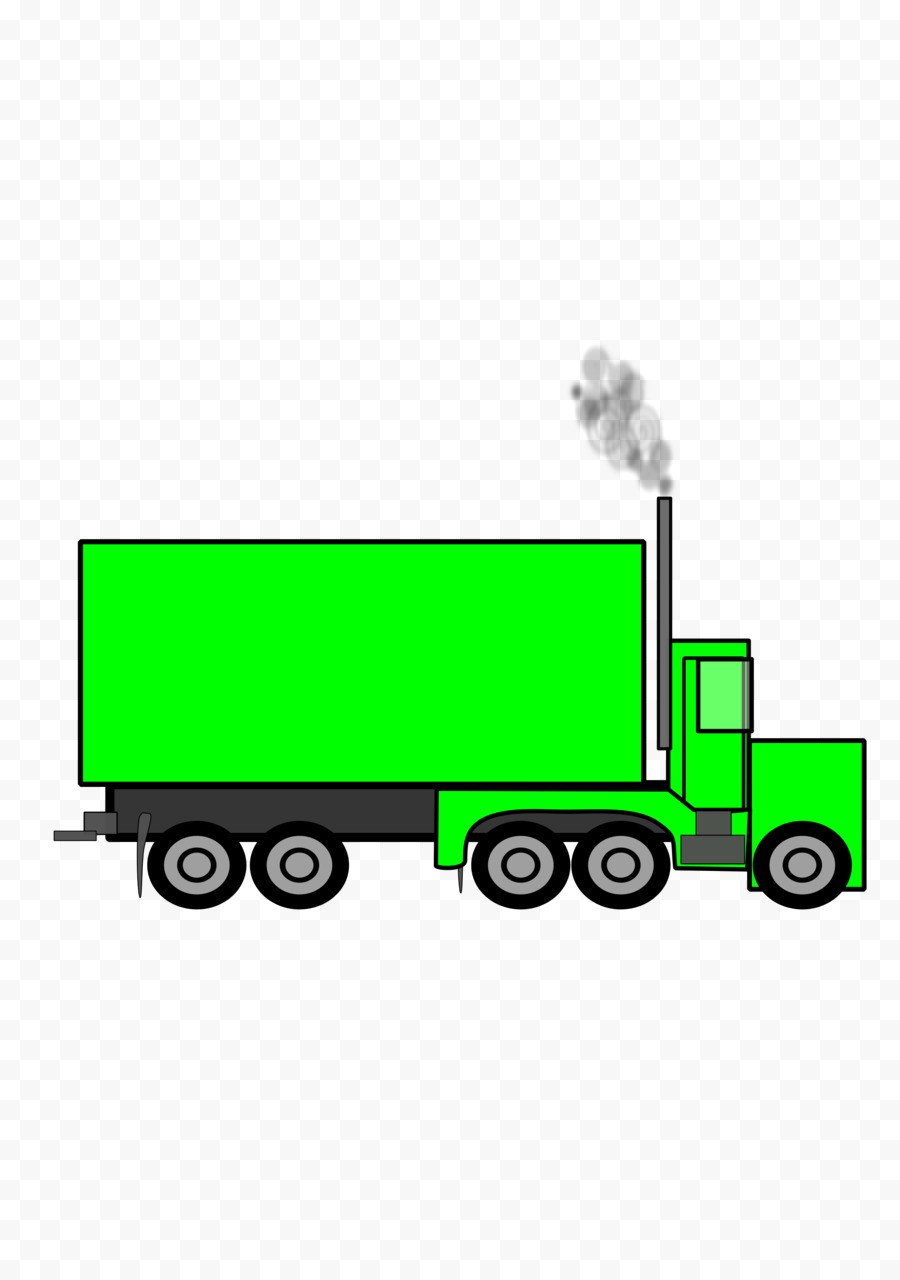 900x1280 Semi Truck Outline Drawing Clip Art Images