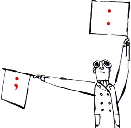 270x263 Colon Semicolon