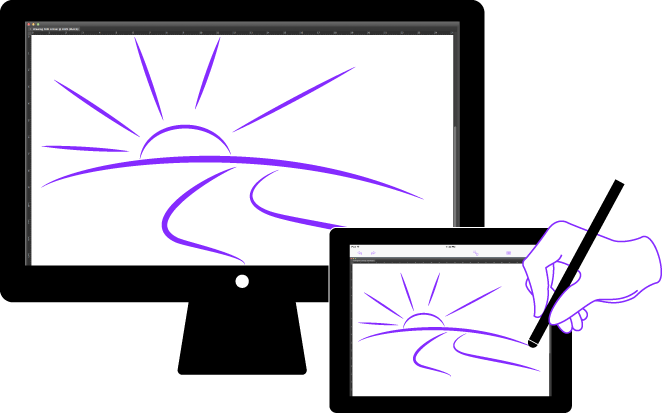 662x414 limner pressure sensitive graphics tablet on ipad for mac