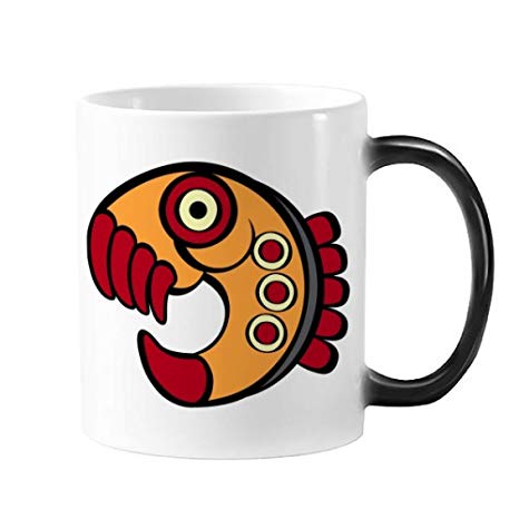 466x466 Indian Abstract Art Drawing Piranha Amazon Morphing