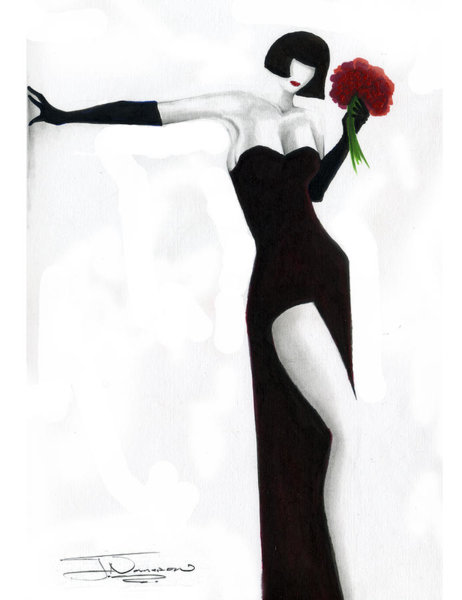 462x600 sensual flowers drawings fine art america